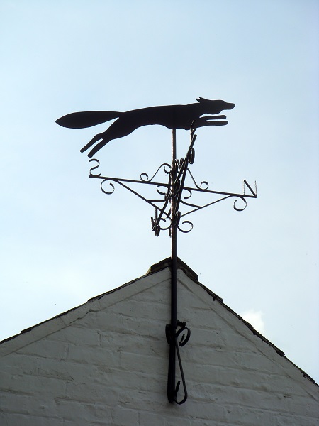 Painted Fox Weather Vane