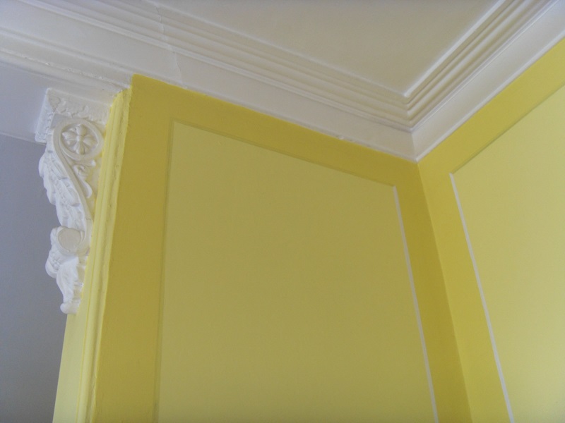 Walls Painted Panel Effect