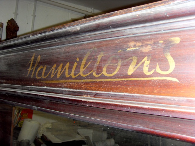 Close up showing wear and tear