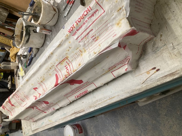 Chemical poultice applied