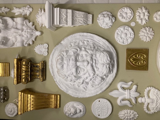 Various Plaster Paris casts