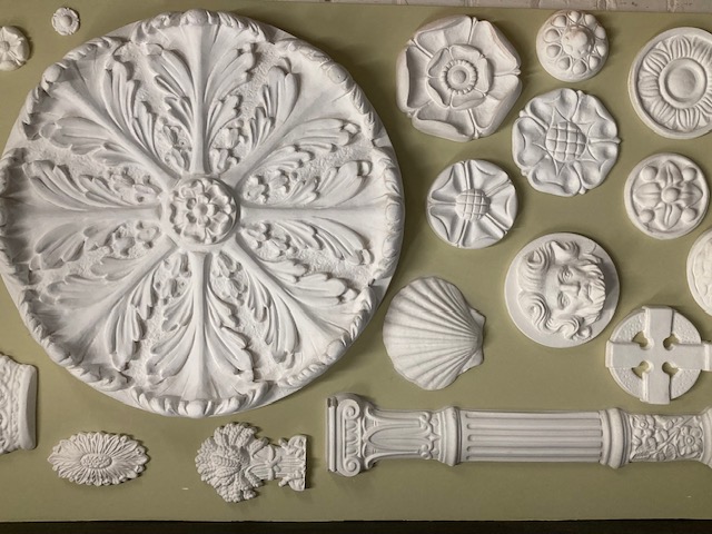 Various Plaster Paris casts