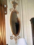 Gilded Oval Mirror